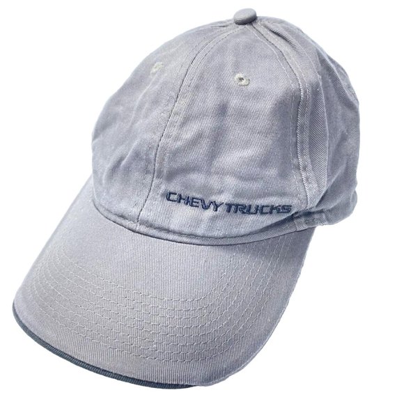 Chevy Trucks Men’s Hat Grey Adjustable Car Brand Dad Cap - Picture 1 of 10